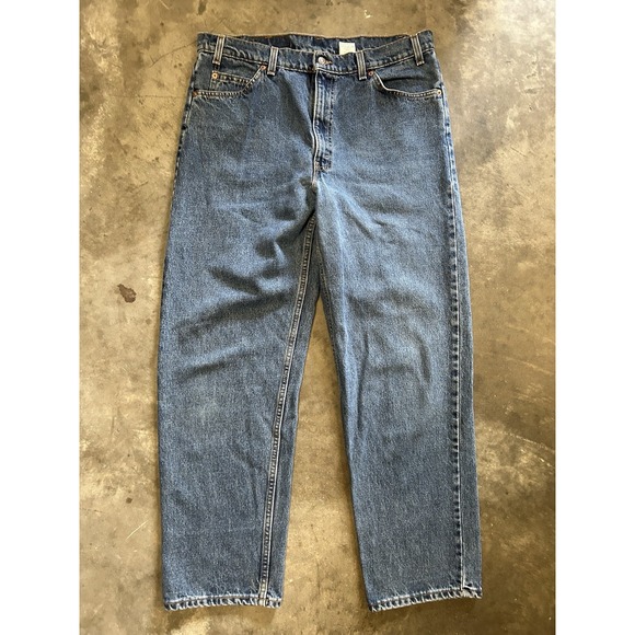 Mens Vintage Levis 550 Relaxed Fit Orange Tab Jeans Size‎ 34x30 Made In USA - Picture 1 of 8